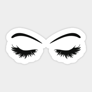 Eyelashes Sticker